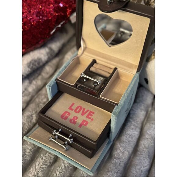 Juicy Couture vintage y2k velour square Jewelry Box bag pouch Case & Storage - Picture 6 of 10